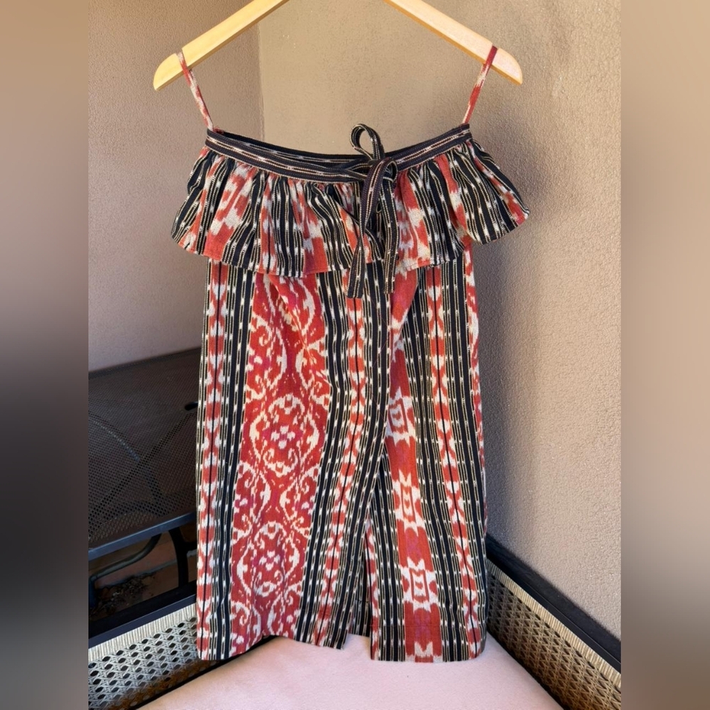 Ulla Johnson Women's Salima Printed Multicolor Ruffle Cotton Skirt Size 2 - Picture 4 of 6